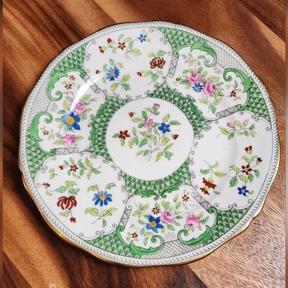 Adderley Lowesoft Light Green Bone China.
